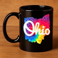 I Love My Ohio Home Script Ohio 11oz C Handle Ceramic Mug