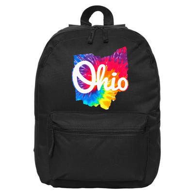 I Love My Ohio Home Script Ohio 16 in Basic Backpack