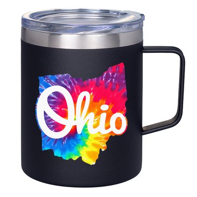 I Love My Ohio Home Script Ohio 12oz Stainless Steel Coffee Mug