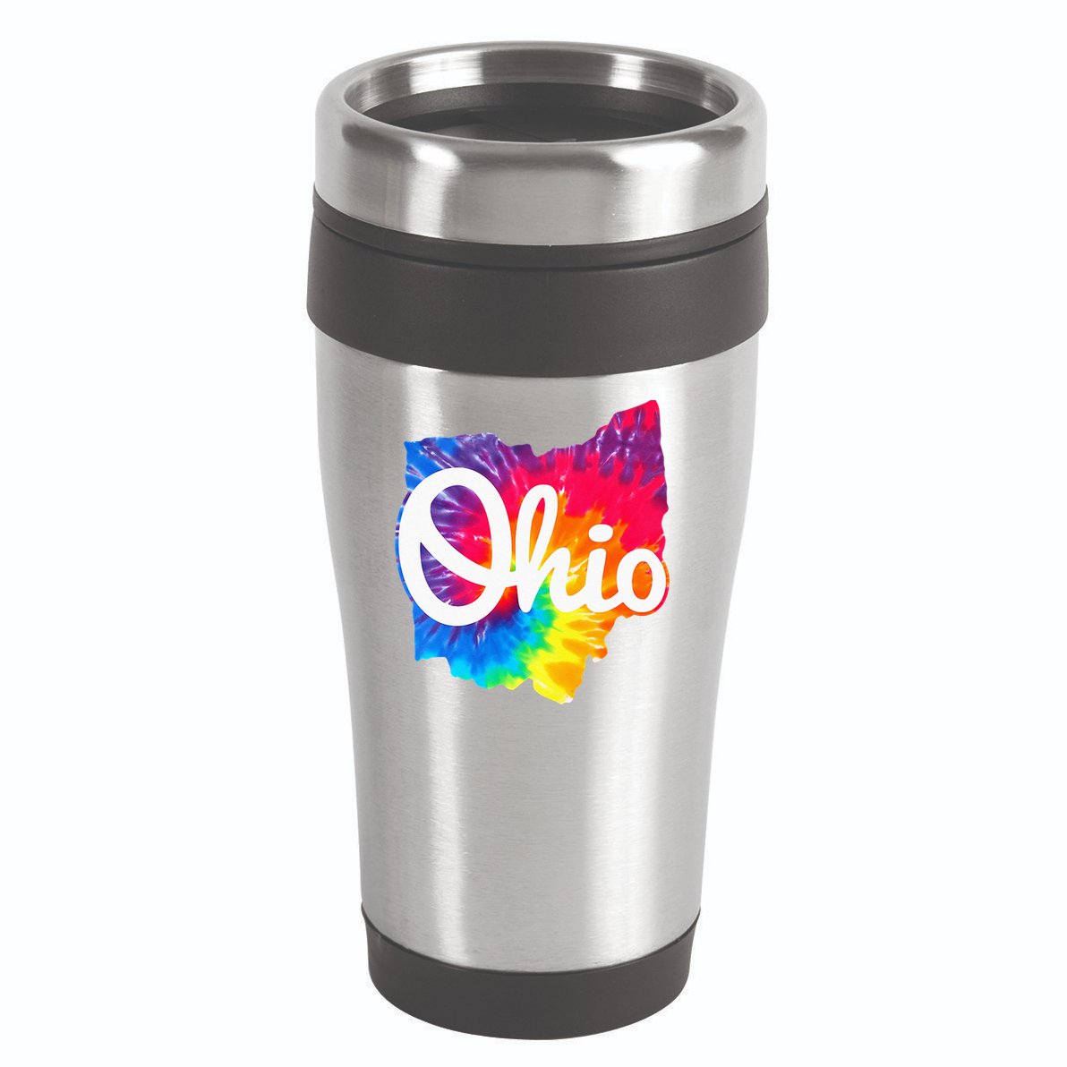 I Love My Ohio Home Script Ohio 16oz Travel Tumbler