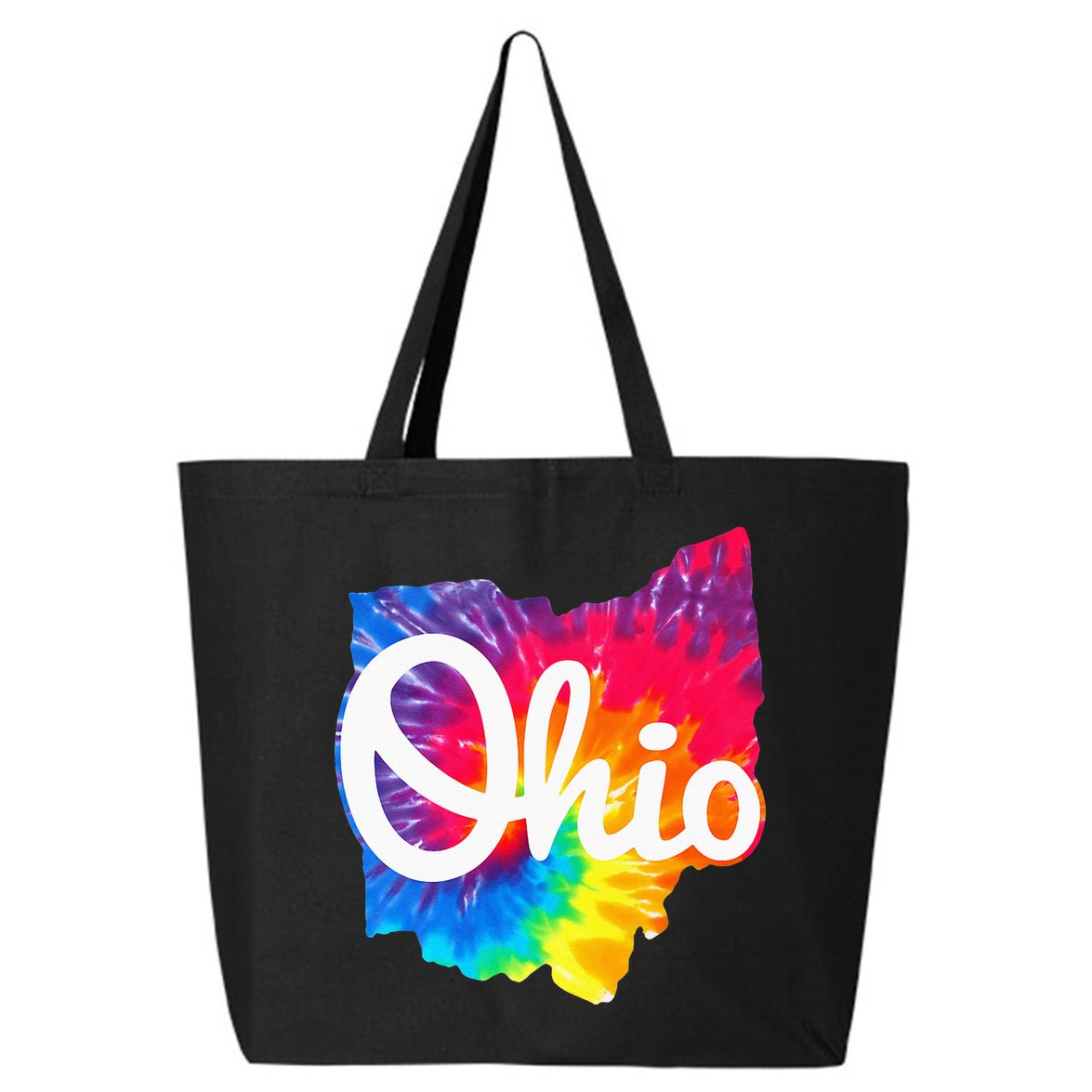 I Love My Ohio Home Script Ohio 25L Jumbo Tote