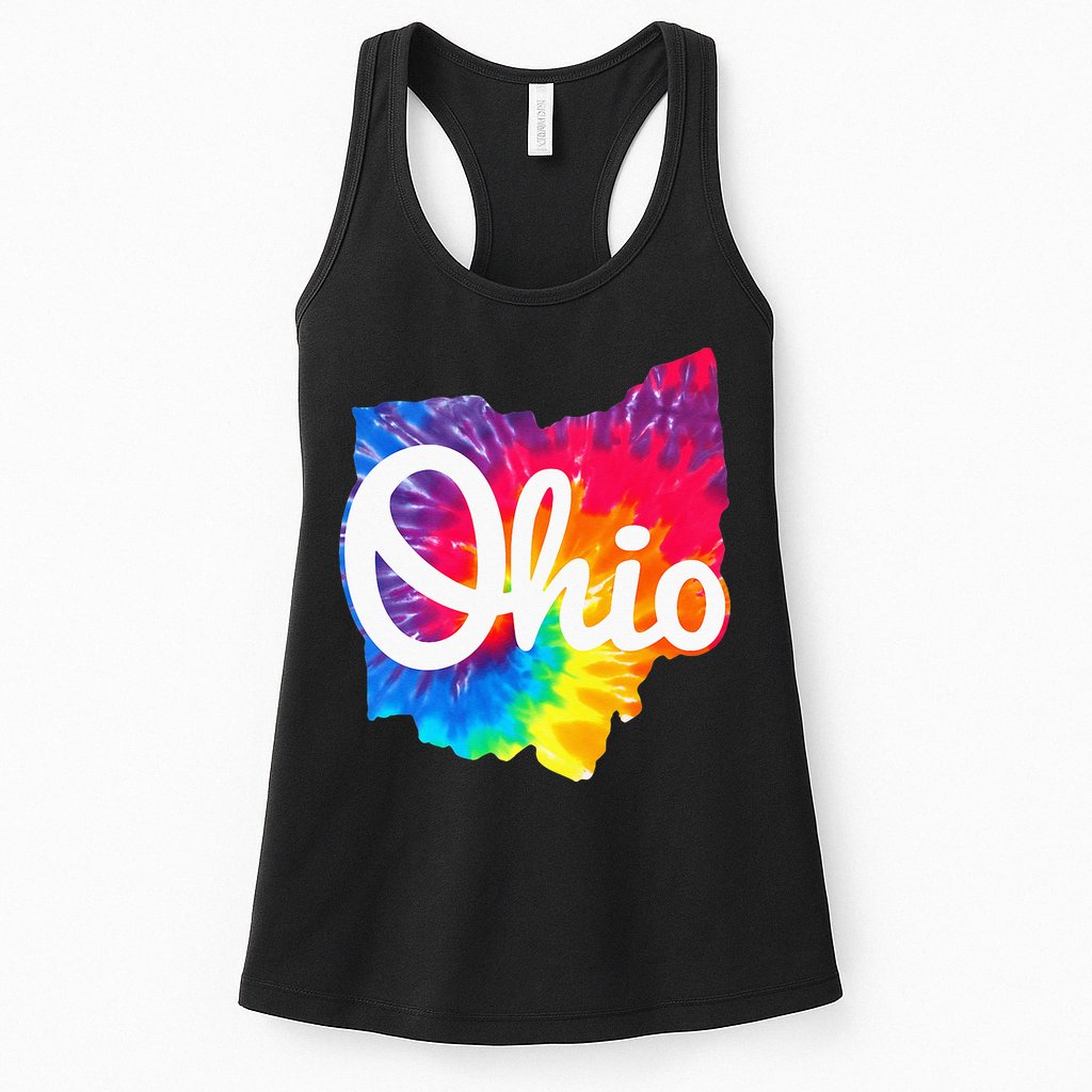 I Love My Ohio Home Script Ohio Womens Tank Top
