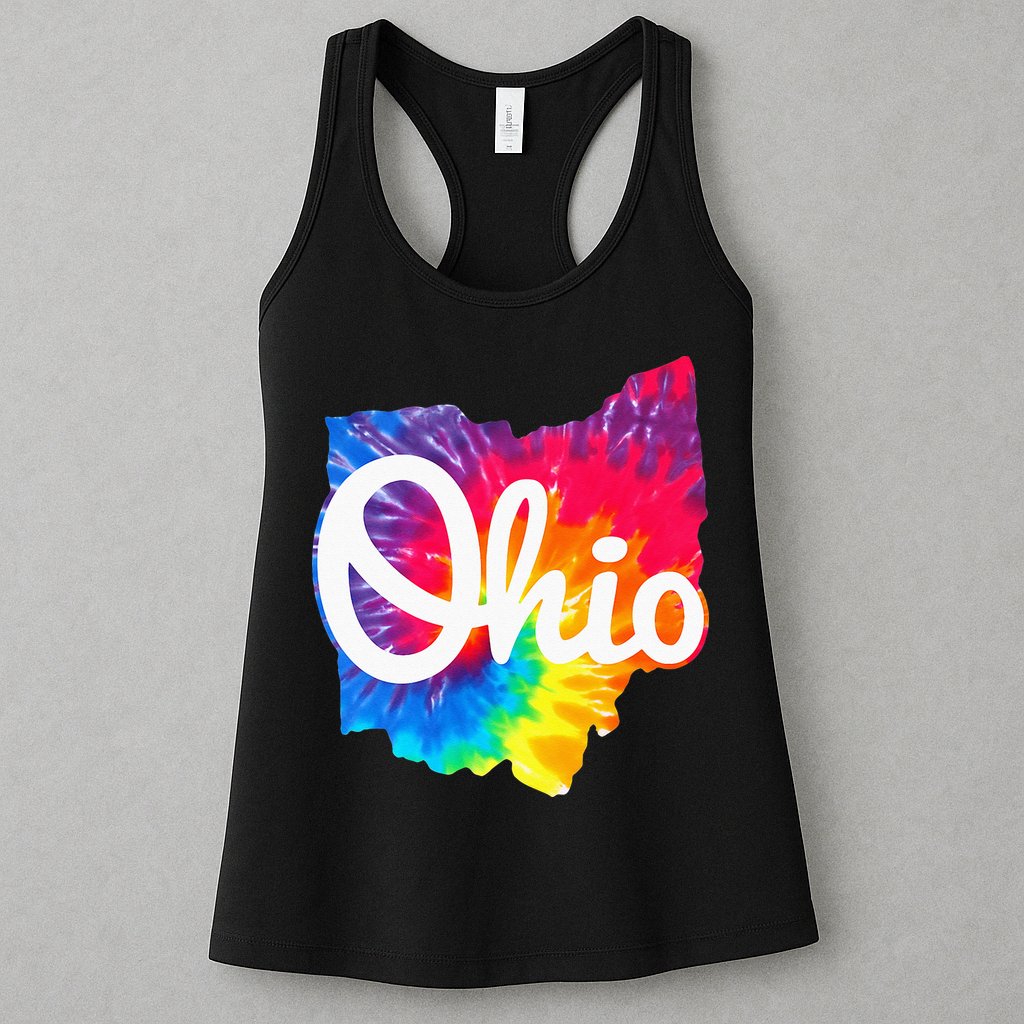 I Love My Ohio Home Script Ohio Womens Tank Top