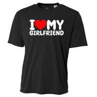 I Love My Girlfriend I Heart My Girlfriend Cooling Performance Crew T-Shirt