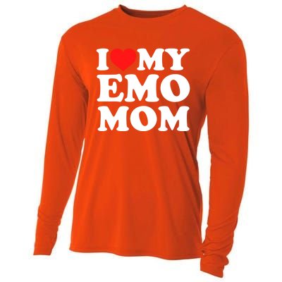 I Love My Emo Mom Cool Gift Cooling Performance Long Sleeve Crew