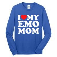 I Love My Emo Mom Cool Gift Tall Long Sleeve T-Shirt