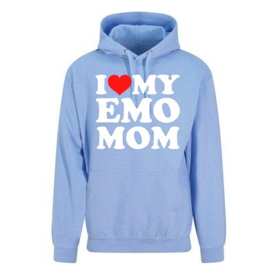 I Love My Emo Mom Cool Gift Unisex Surf Hoodie