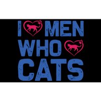 I Love Man Who Love Cats Bumper Sticker