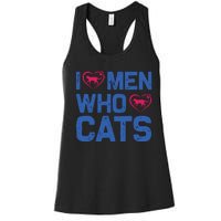 I Love Man Who Love Cats Women's Racerback Tank