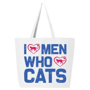 I Love Man Who Love Cats 25L Jumbo Tote