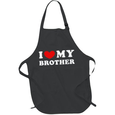 I Love My Brother I Heart My Brother Apron