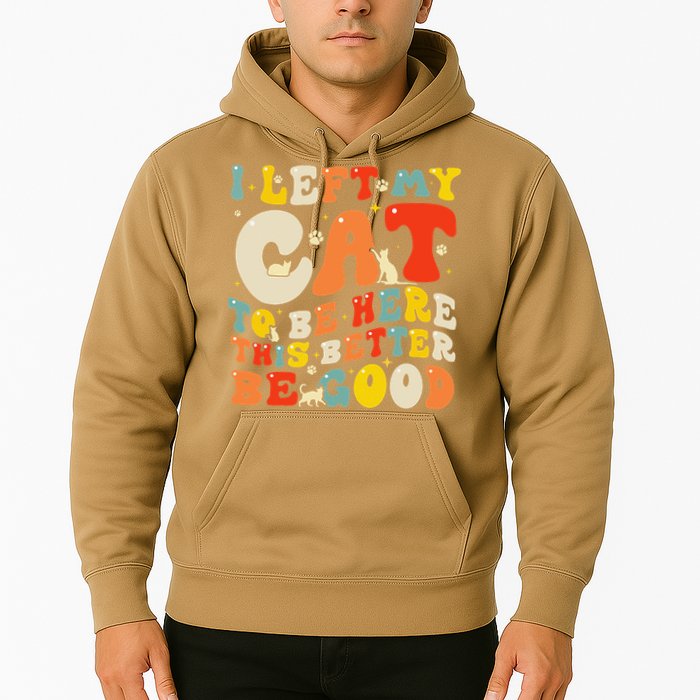 I Left My Cat To Be Here This Better Be Good Women Hoodie