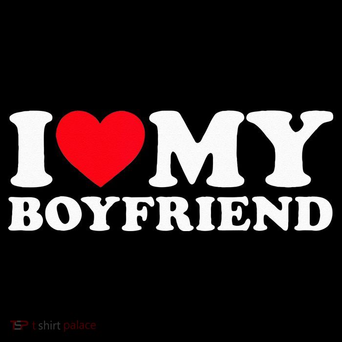 I Love My Boyfriend I Heart My Boyfriend BF Flatbill Hat