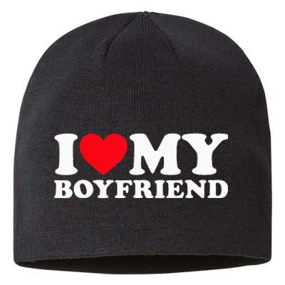 I Love My Boyfriend I Heart My Boyfriend BF Sustainable Beanie