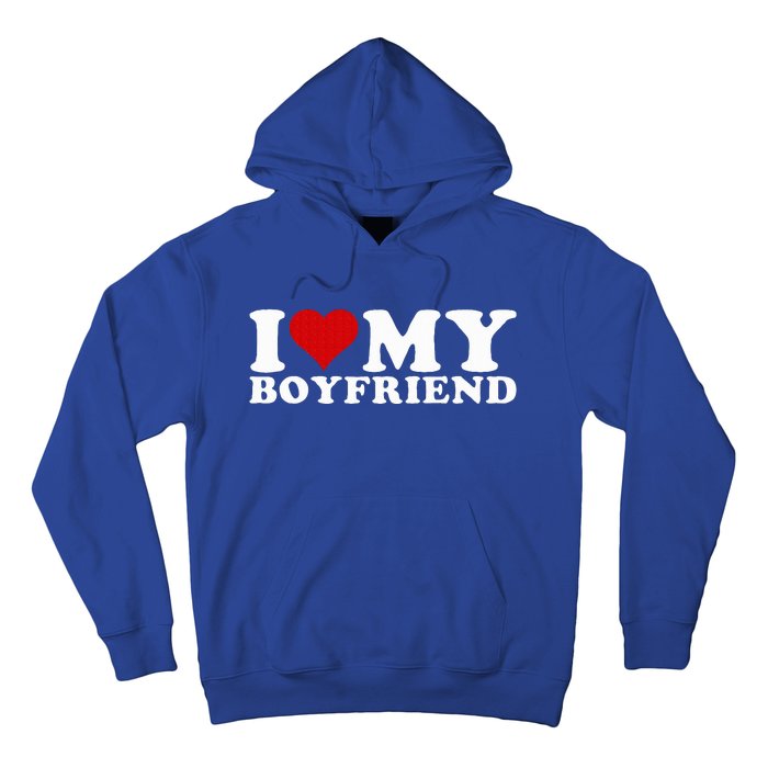 I Love My Boyfriend Bf I Heart My Boyfriend BF Hoodie