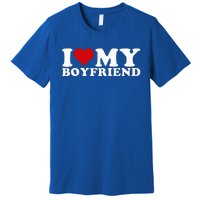 I Love My Boyfriend Bf I Heart My Boyfriend BF Premium T-Shirt