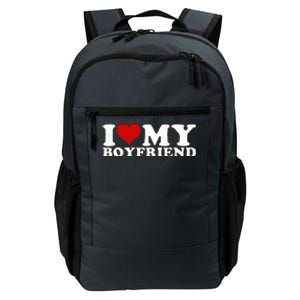 I Love My Boyfriend Bf I Heart My Boyfriend BF Daily Commute Backpack