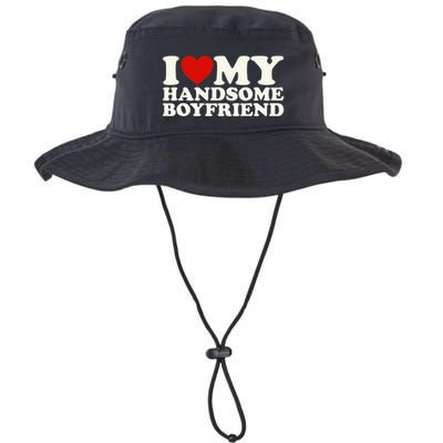 I Love My Handsome Boyfriend I Heart My Handsome Boyfriend Bucket Hat