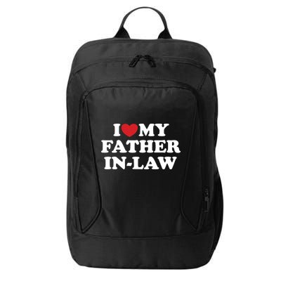 I Love My Father In Law City Backpack