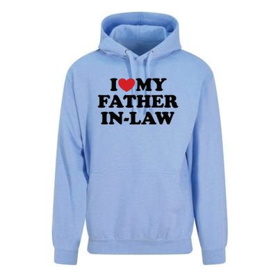 I Love My Father In Law Unisex Surf Hoodie