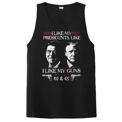 I Like My Presidents Like I Like My Guns 40 45 PosiCharge Competitor Tank