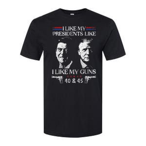 I Like My Presidents Like I Like My Guns 40 45 Softstyle CVC T-Shirt