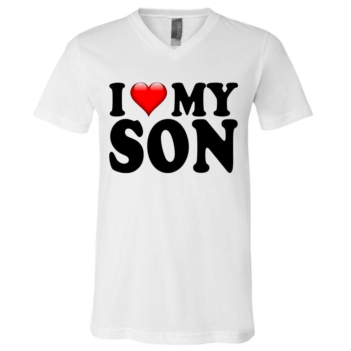 I Love My Son V-Neck T-Shirt