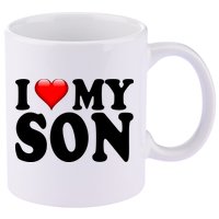 I Love My Son 11oz C Handle Ceramic Mug