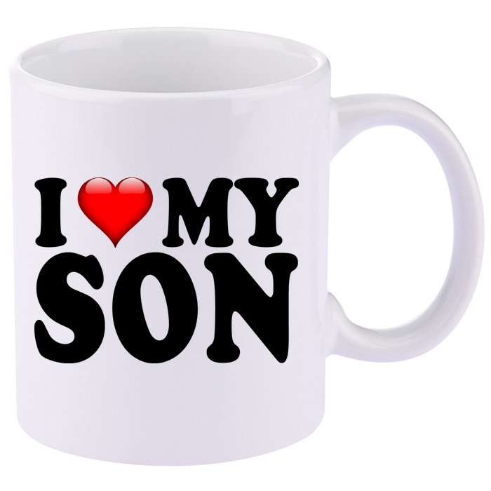 I Love My Son 11oz C Handle Ceramic Mug