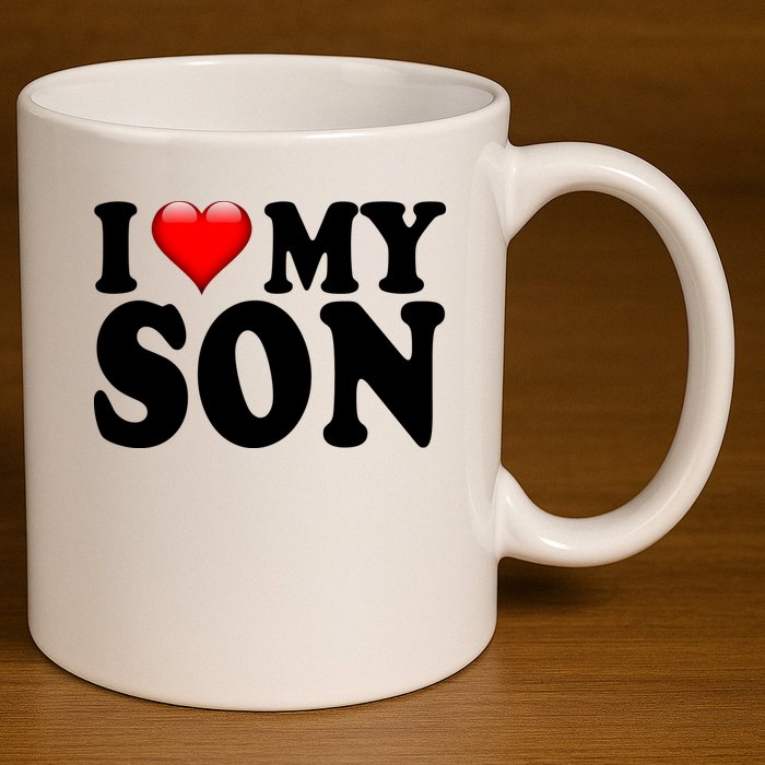 I Love My Son 11oz C Handle Ceramic Mug