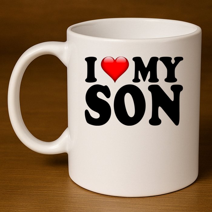 I Love My Son 11oz C Handle Ceramic Mug