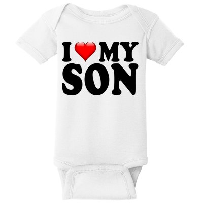 I Love My Son Baby Bodysuit
