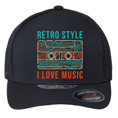 I Love Music Flexfit Unipanel Trucker Cap