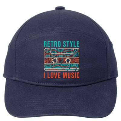 I Love Music 7-Panel Snapback Hat