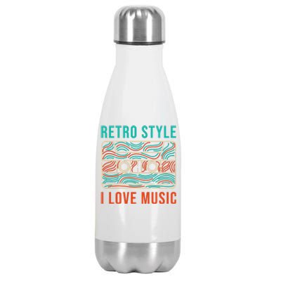 I Love Music Stainless Steel Insulated Water Bottle