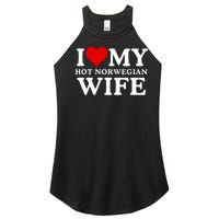 I Love My Hot Norwegian Wife I Love My Hot Wife I Heart My Hot Norwegian Wife Women's Perfect Tri Rocker Tank