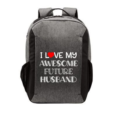 I Love My Awesome Future Husband Gift Bride Heart Fiance Vector Backpack