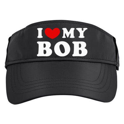 I Love My Bob I Heart My Bob Adult Drive Performance Visor
