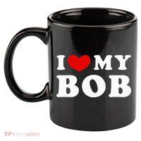 I Love My Bob I Heart My Bob 11oz C Handle Ceramic Mug