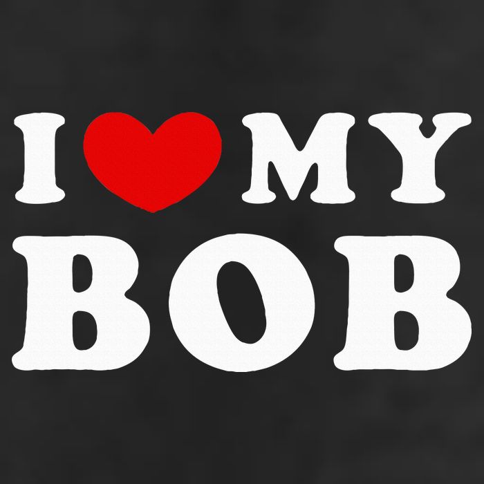 I Love My Bob I Heart My Bob Golf Towel