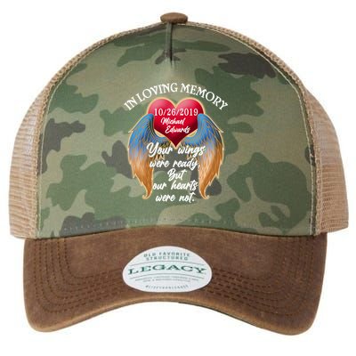 In Loving Memory Personalized Rip Customized Family Custom Legacy Tie Dye Trucker Hat