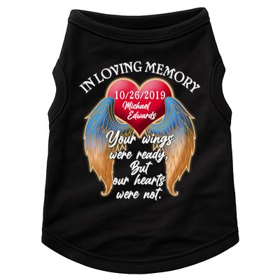 In Loving Memory Personalized Rip Customized Family Custom Doggie Tank