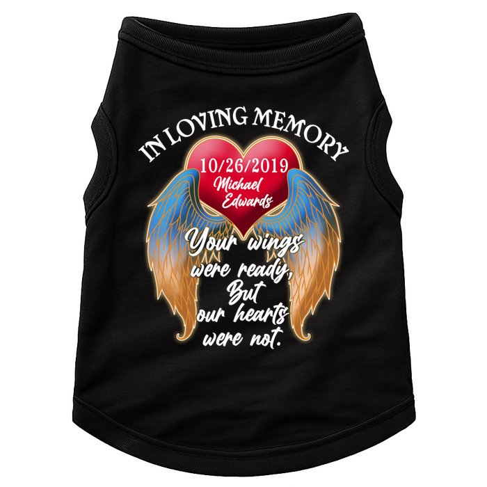In Loving Memory Personalized Rip Customized Family Custom Doggie Tank