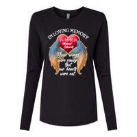 In Loving Memory Personalized Rip Customized Family Custom Womens Cotton Relaxed Long Sleeve T-Shirt