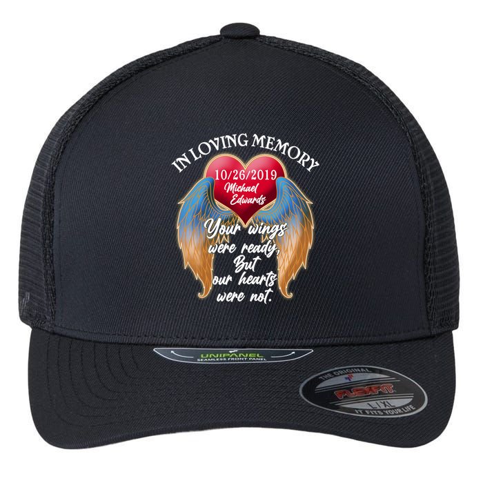 In Loving Memory Personalized Rip Customized Family Custom Flexfit Unipanel Trucker Cap