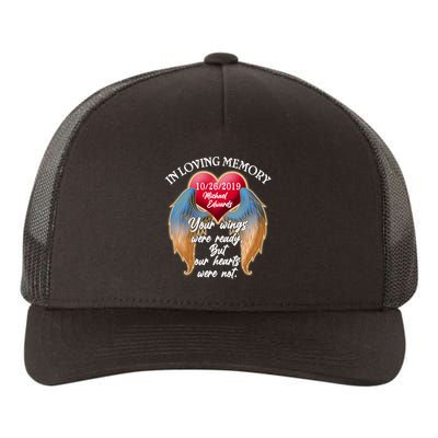 In Loving Memory Personalized Rip Customized Family Custom Yupoong Adult 5-Panel Trucker Hat