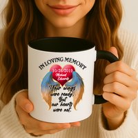 In Loving Memory Personalized Rip Customized Family Custom Mug