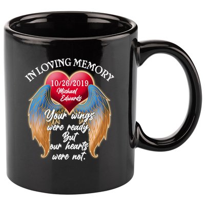In Loving Memory Personalized Rip Customized Family Custom 11oz C Handle Ceramic Mug