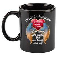 In Loving Memory Personalized Rip Customized Family Custom 11oz C Handle Ceramic Mug