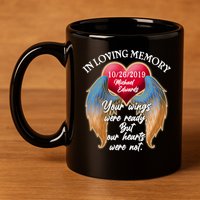 In Loving Memory Personalized Rip Customized Family Custom 11oz C Handle Ceramic Mug